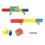 Trade Shop Traesio-pistola Ad Acqua Tubo Manico In Gommapiuma Colorata 45x5cm Giochi Bambini 605474 -