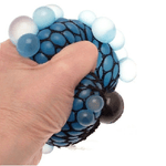 Trade Shop Traesio-squishy Mesh Ball Gioco Palla Da Schiacciare Premere Antistress Rete -