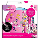 Trade Shop Traesio-diario Segreto Con Penna Magica Disney Minnie Con Accessori Gioco Per Bambine 3+ -