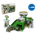 Trade Shop Traesio-playset Quartier Generale Militare Garage 3 Auto Con Accessori E Adesivi -