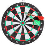 Trade Shop Traesio-gioco Tirassegno Tiro Al Bersaglio Con 2 Freccette Dart Board Sport Game 24 Cm -