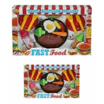 Trade Shop Traesio-fast Food Con Accessori Inclusi Alimenti Posate Giocattolo Gioco Bambini -