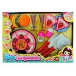 Trade Shop Traesio-buon Compleanno Set Party Torta Con Accessori Festa Giocattolo Gioco Bambina -