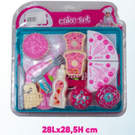 Trade Shop Traesio-cake Set Piccola Pasticceria 12 Pezzi Giocattolo Bambine Compleanno Accessori -