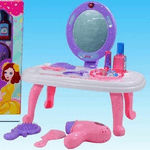 Trade Shop Traesio-bellissima Specchio Con Accessori Bellezza Giocattolo Gioco Bambina -