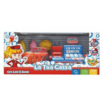 Trade Shop Traesio-la Tua Cassa Registratore Di Cassa Con Luci E Suoni Giocattolo Gioco Bambini -