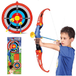 Trade Shop Traesio-set Arciere Per Bambini Con Arco 3 Frecce Bersaglio Muro E Tracolla Portafrecce -