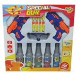 Trade Shop Traesio-special Gun 2 Pistole Con Dardi E Bottiglie Giocattolo Gioco Bambini -