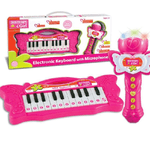 Trade Shop Traesio-tastiera Pianola Musicale Con Microfono Gioco Per Bambini Musica Divertimento -