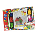 Trade Shop Traesio-magici Chiodini Pixel Art 192 Chiodi Piccoli Medi Grandi Base Tavola Giocattolo -