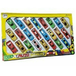 Trade Shop Traesio-auto In Pista Set 24 Auto Macchinine Colorate Gioco Giocattolo Bambini -