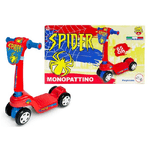 Trade Shop Traesio-monopattino Per Bambini A 4 Ruote Pieghevole Tema Spider Made In Italy Età 2+ -