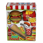 Trade Shop Traesio-fast Food Hamburger Patatine Cono Gelato Giocattolo Gioco Bambini -