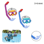 Trade Shop Traesio-maschera Da Snorkeling Con Boccaglio Per Bambini Glider Colori Assortiti 24023 -