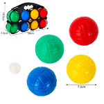 Trade Shop Traesio-set Bocce Gioco Da Spiaggia Divertente 28x18.5cm 8 Bocce Colorate Più Pallina -