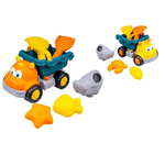 Trade Shop Traesio-set Mare 6 Pz Giochi Spiaggia Camion Animale Per Bambini Sabbia 2 Colori 6560066 -