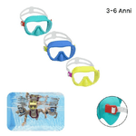 Trade Shop Traesio-maschera Subacquea Per Bambini Guppy Piscina Mare 3-6anni Colori Assortiti 22057 -