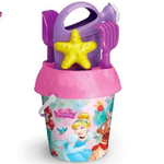 Trade Shop Traesio-secchiello Da Mare Principesse Gioco Spiaggia Per Bambini Con Diversi Accessori -