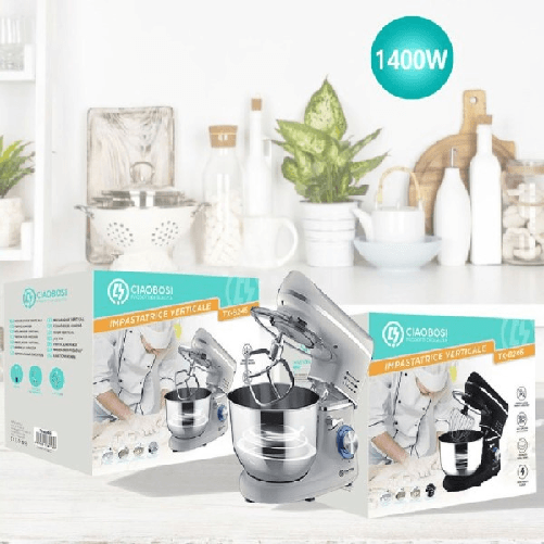 Linq-impastatrice Robot Da Cucina Con Accessori 1400 Watt Mixer Tx-8246 Con Ciotola -