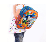 Trade Shop Traesio-zaino Scuola Asilo Elementare Zainetto 28x10x32cm Disney Mickey Mouse 3d Topolino -