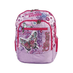 Trade Shop Traesio-zaino Cartella Teen Be Smart Butterfly Scuola Medie Elementari Ragazze Bambine -