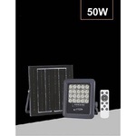 Trade Shop Traesio-faro A Led 50 Watt Con Pannello Solare Luce Naturale 4000k Telecomando Tk09-50w -