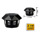 Trade Shop Traesio-lampada Led Rgb Per Esterno 2,5 Watt Applique A Parete Luce Colorata Ip55 Es31 -