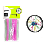 Wisdom-set 36 Pezzi Copriraggi Copri Raggi Fluo Per Ruota Ruote Bici Bicicletta Xc-2611 -