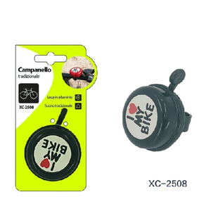 Wisdom-campanello Tradizionale Lega Alluminio I Love My Bike Attacco Universale Xc-2508 -