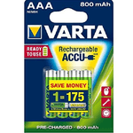 Varta ®-4 Pile Varta Mini Stilo Batterie Ministilo Aaa Alkaline Ricaricabili 800mah Hr03 -