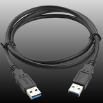 Maxtech-cavo 3 Mt Usb 3.0 Tipo Maschio Cable Per Pc Trasmissione Dati Maxtech Usb3.0-3m -