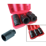 Trade Shop Traesio-bussole Boccole Per Pistola Avvitatore Pneumatico Set 3 Pz 3/4" Da 30 A 36mm -