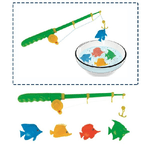 Trade Shop Traesio-gioco Giocattolo Che Bello Pescare Canna Da Pesca 4 Pesciolini Bambini -