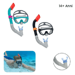 Trade Shop Traesio-set Snorkeling Spark Wave Subacqueo Maschera Boccaglio 14+ Anni Assortito 24068 -