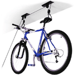 Trade Shop Traesio-portabici Sospensione Appendi Bici Soffitto Cantina Garage Carrucola 1 Bici 20kg -