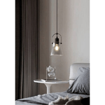 Trade Shop Traesio-lampadario A Sospensione Con Paralume In Vetro Lampada Moderna Attacco E27 Lp-90 -