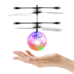 Trade Shop Traesio-gioco Palla Sfera Volante Giocattolo Mini Elicottero Aircraft Luminoso Flying -