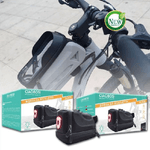 Linq-borsa Da Sella Impermeabile Per Bici Con Luce Posteriore Ricaricabile Usb Zx-9428 -