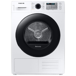 Samsung DV90TA040AH/ET asciugatrice a caricamento frontale Crystal Eco Dry 9 kg Classe A++, Porta nera + Panel silver