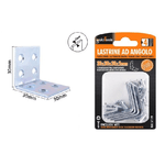 Kaela-set 4pz Lastrine Lastrina Ad Angolo Angolare 30x30x30x2mm Con Viti Mobili 57119 -