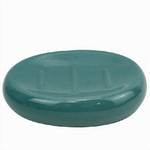 Cleafe-piattino Per Sapone Ceramica Verde Porta Saponetta Moderno Accessori Bagno 79266 -