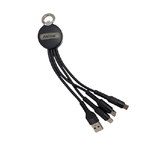 Andowl-cavo Portachiavi 3 In 1 Usb Lightning Type-c Micro Usb Caricatore 0,2 Mt Q-c18 -