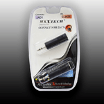 Maxtech-connettore Adattatore Stereo Jack 3.5mm Maschio - Jack 6.5mm Femmina Maxtech C-jac03 -