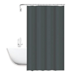 Cleafe-tenda Doccia Antimuffa Impermeabile 240x200cm Con Anelli Bagno Grigio Scuro 79719 -