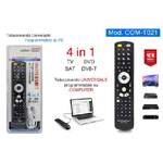 Maxtech-telecomando Universale 4in1 Tv Dvd Sat Dvb-t Programmabile Da Computer Com-t021 -