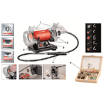 Einhell ®-smerigliatrice Da Banco Con Mini Trapano E Accessori 75mm  Einhell Th-xg 75 Kit -