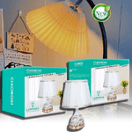 Linq-lume Lampada Abat Jour Comodino Comò Da Tavolo Arredo Camera Casa Luce Tx-9774 -