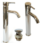 Cleafe-miscelatore Rubinetto Alto Bagno Lavabo Bidet Vasca Monocomando Cromato 69015 -