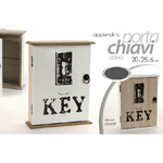 Kaela-appendino Porta Chiavi Key Parete Con Ganci Legno 20x25x26cm Decori Ass. 762314 -