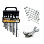 Trade_ox-chiavi A Tubo Pipa Kit 6 Utensili A L Misure 8 10 12 13 17 19 Mm Hoteche 192201 -